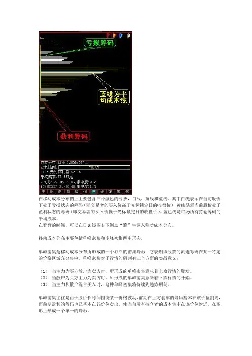 筹码分布