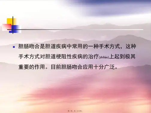 202X年胆肠Roux-en-y吻合有关问题