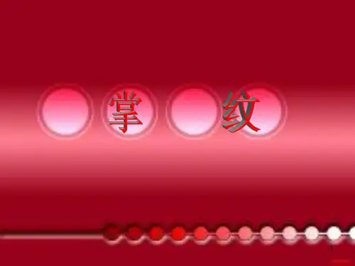 掌纹图解-最详尽的诠释!ppt课件