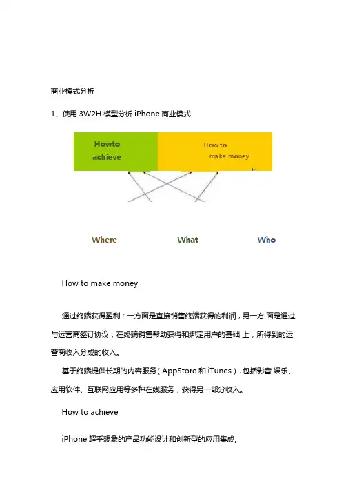 苹果公司商业模式的分析