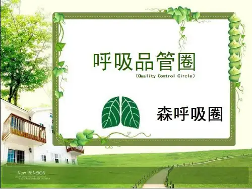 呼吸品管圈PPT课件