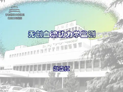无创血流动力学监测ppt课件