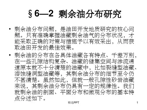 《剩余油分布研究》PPT课件