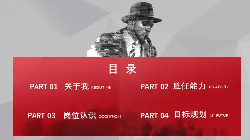 岗位应聘个人简历讲课PPT演示课件