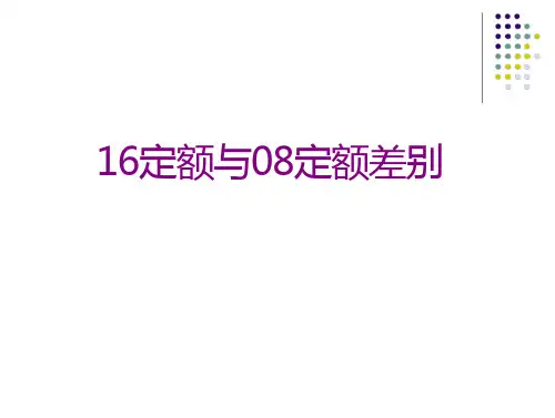 定额与定额差别 文档全文预览