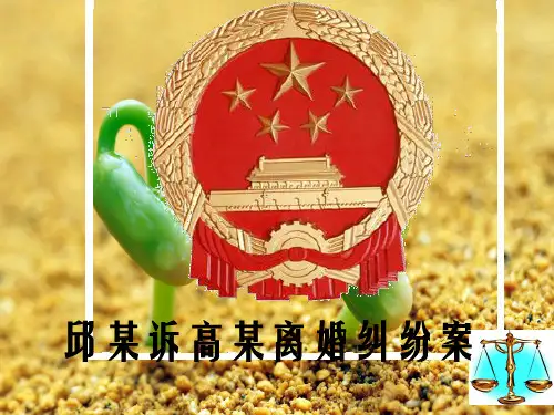 离婚案件模拟法庭PPT幻灯片PPT
