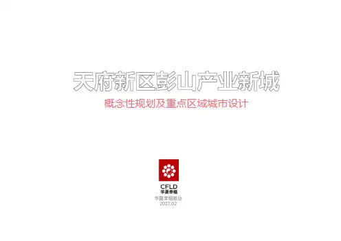 天府新区彭山项目概念性规划及重点区域城市设计政府汇报材料170222