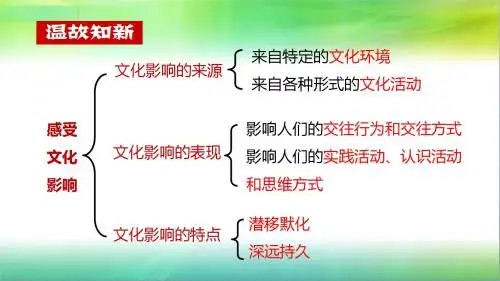 人教高中政治 必修三 2.2文化塑造人生(共42张PPT)