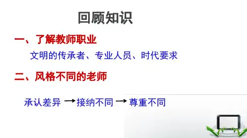 道德与法治《师生交往》ppt精品课件1