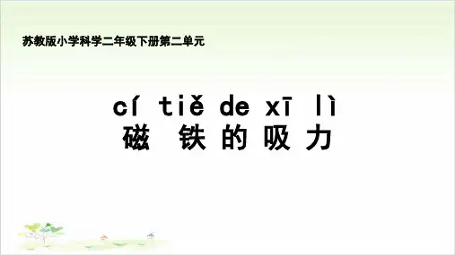 二年级下册科学课件《4磁铁的吸力》苏教版12