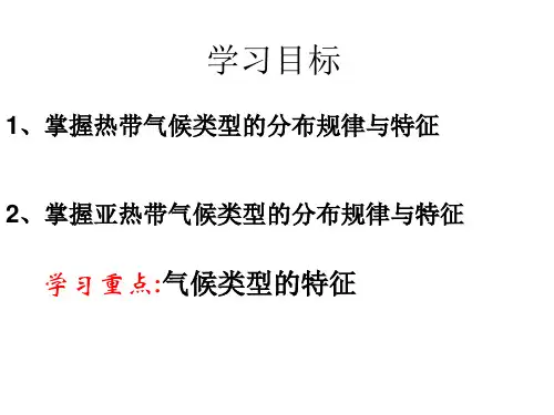 八年级地理上册世界的气候类型PPT课件