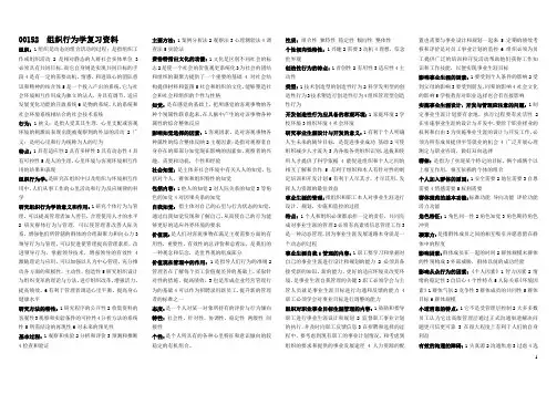 00152 组织行为学