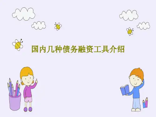 国内几种债务融资工具介绍共83页PPT