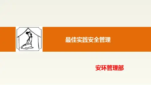 最佳实践安全管理PPT课件