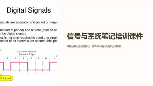 信号与系统笔记培训课件
