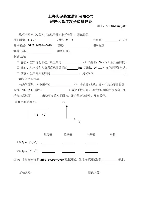 悬浮粒子测试记录2