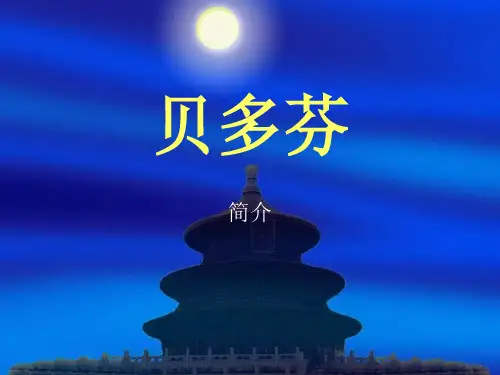 贝多芬ppt课件