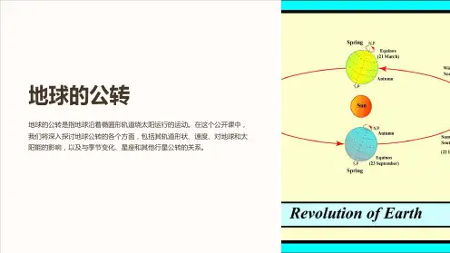 地球的公转(公开课课件)