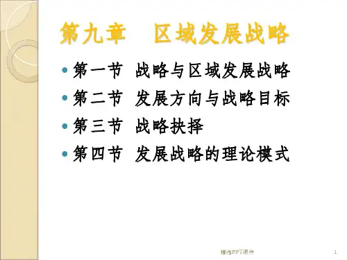 区域发展战略ppt课件 (4)
