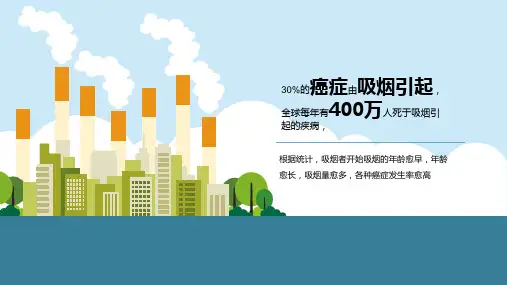 世界禁烟日主题班会无烟日宣传教学PPT课件