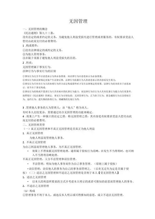 债法复习总结