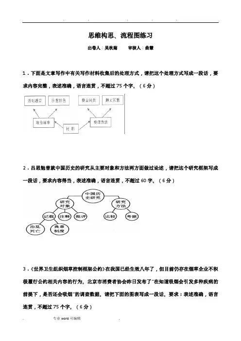 流程图练习与答案