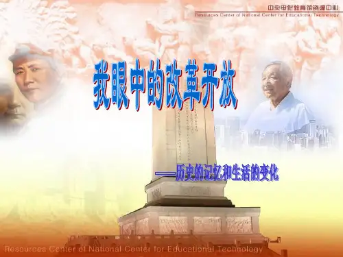《我眼中的改革开放》PPT课件