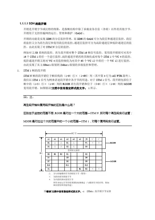 2.2.1-SDH的段开销