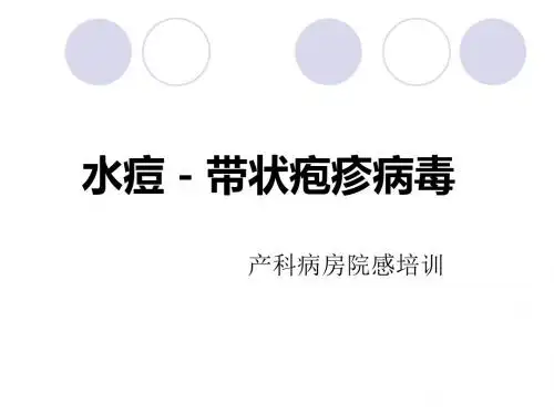 科内培训--水痘带状疱疹病毒 - 副本