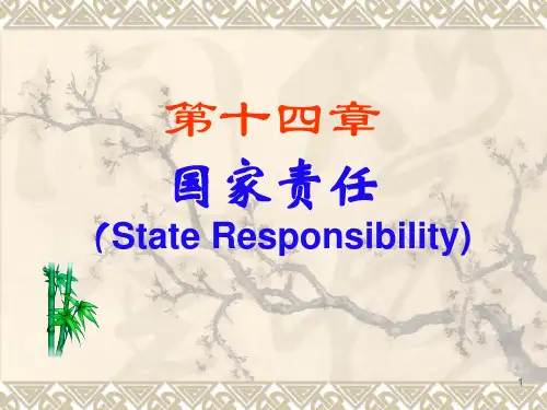 第十四章国家责任课件