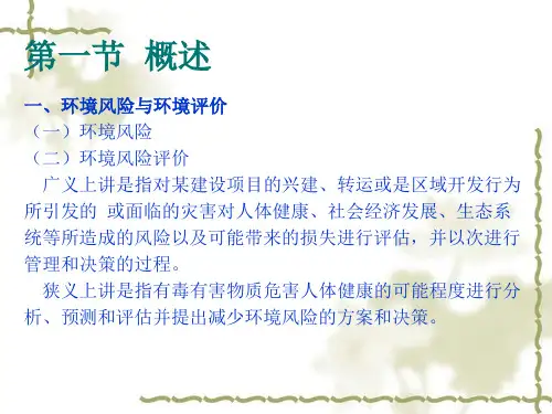 环境风险评价-第十章