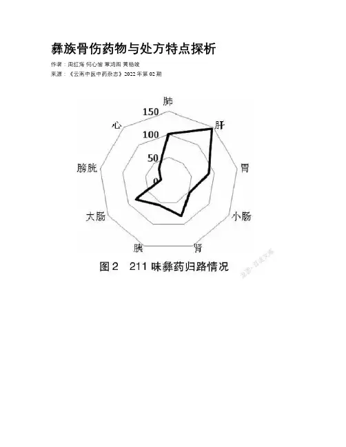 彝族骨伤药物与处方特点探析