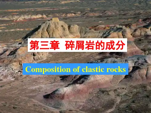 碎屑岩的物质成分