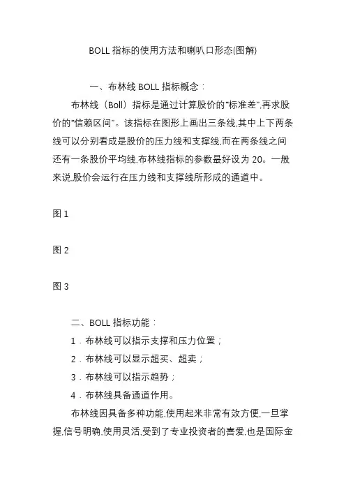 BOLL指标的使用方法和喇叭口形态(图解)