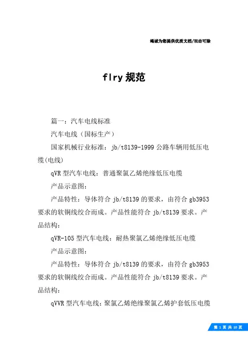 flry规范