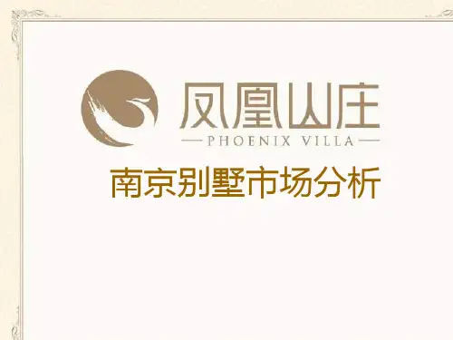 别墅市场报告分析(ppt 38张)