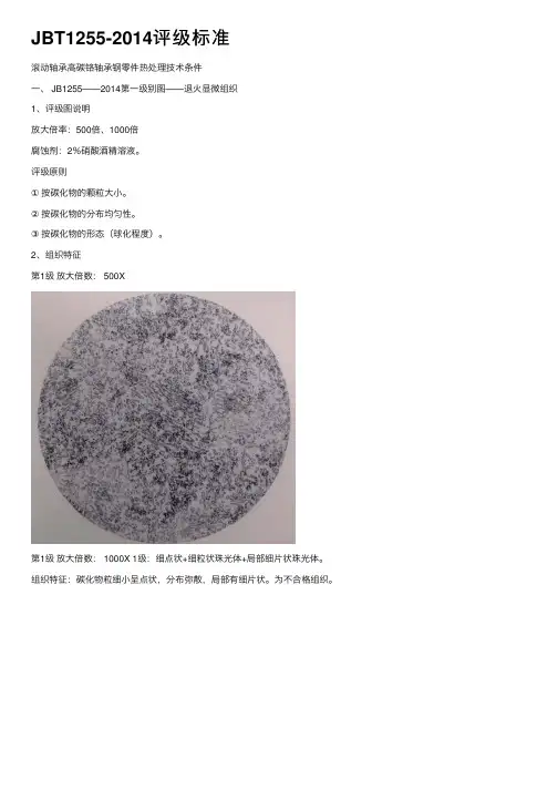 JBT1255-2014评级标准