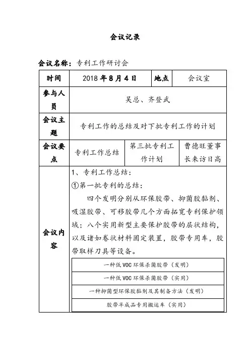会议记录 6