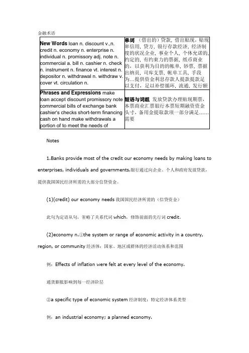 金融术语中英文版(doc 29页)