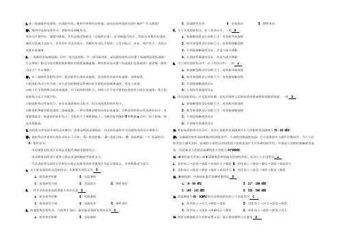 机械设计习题卡10答案
