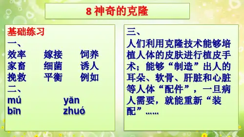 【苏教版五年级语文下册练习与测试答案】第8课