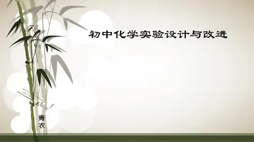 实验设计与改进