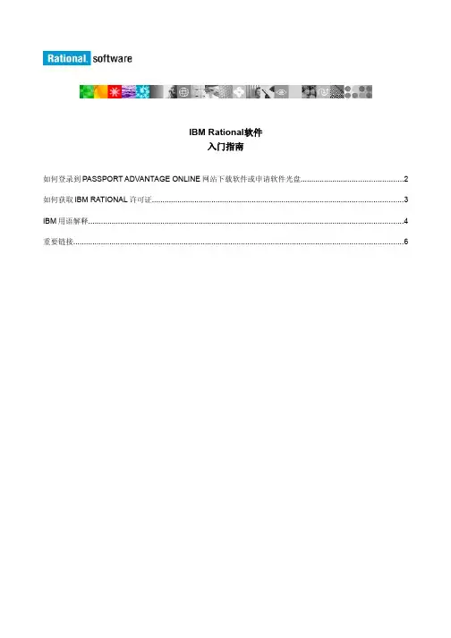 IBM Rational 软件入门