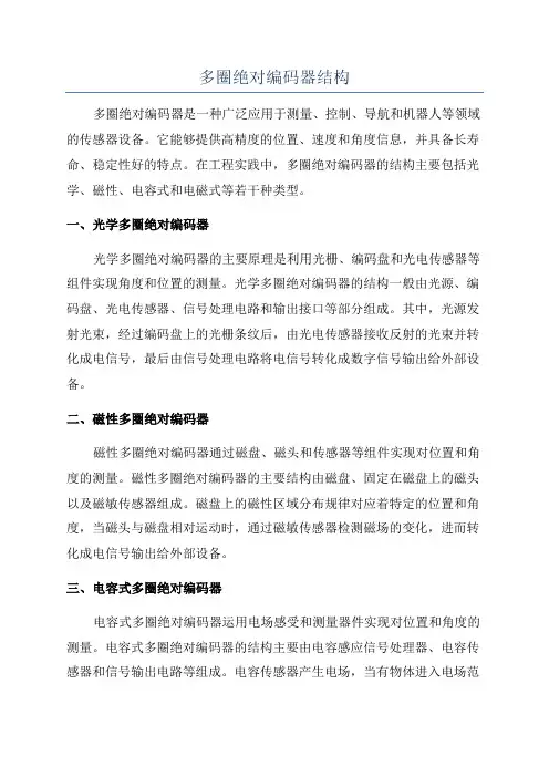 多圈绝对编码器结构