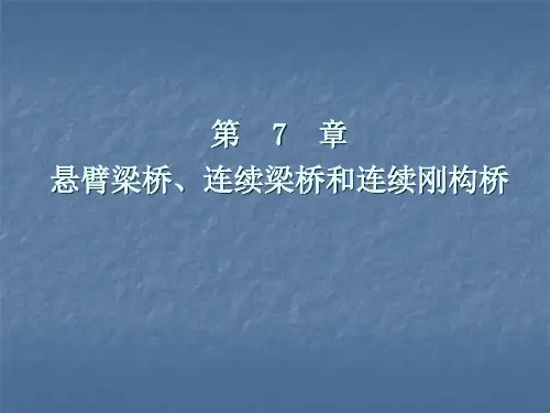 7-悬臂梁桥、连续梁桥和连续刚构桥 (NXPowerLite 复本)