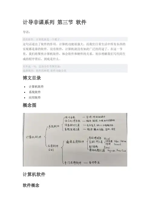 计算机导论-3 软件