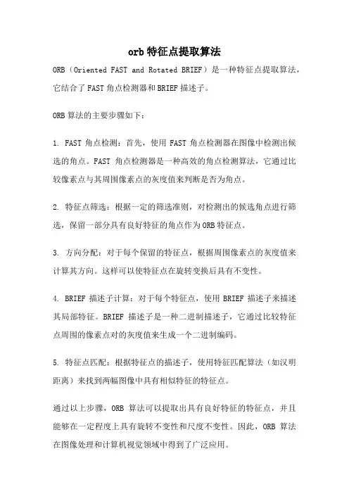 orb特征点提取算法