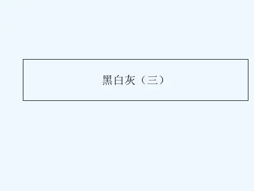 少儿黑白灰(三)(素描)—美术课件