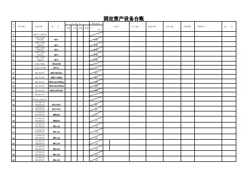固定资产设备台账xls111.xls