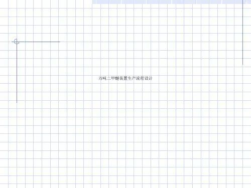 万吨二甲醚装置生产流程设计